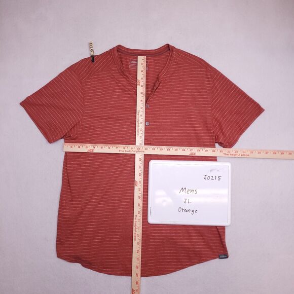 Eddie Bauer Casual Short Sleeve Pullover T Shirt Mens Size Extra Large XL Orange - Picture 6 of 10
